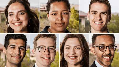 grid of headshots.