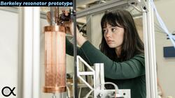 person working in lab building instrument.