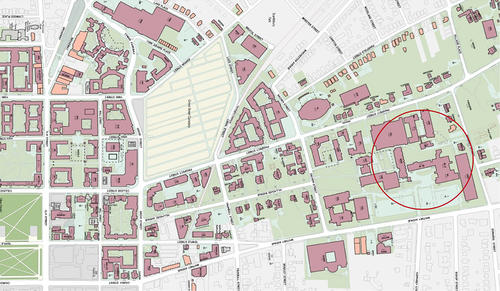 map of where new building will be