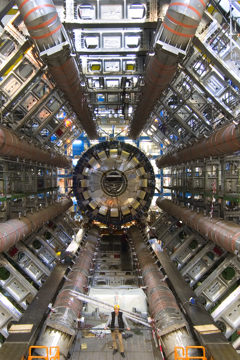 Inside of ATLAS detector.
