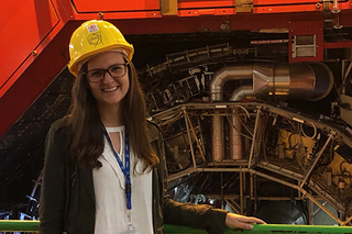 Laura Havener at LHC at CERN in Switzerland.