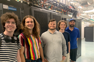 People visiting Yale West Campus HPC nodes.