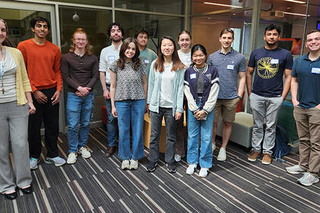 A group photo of summer student researchers