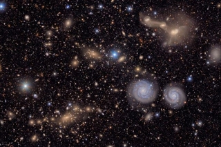 Small section of the Observatory’s total view of the Virgo Cluster. 