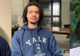 3 headshots of Wright Lab NSF GRFP 2025 winners.