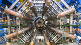 Inside of ATLAS detector.