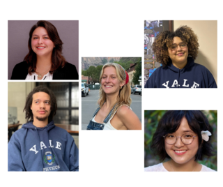 5 headshots of NSF GRFP 2025 Awardees in a collage.