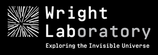 Wright Lab Exploring the Invisible Universe logo with black background.