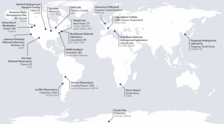 Map of Wright Lab experiments around the world.