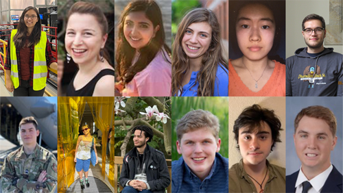 Twelve headshots of 2025 Wright Lab graduates