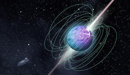 illustration of magnetar